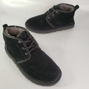UGG | Shoes | Ugg Mens Black Suede Laceup Chukka Boots With  display picture 2